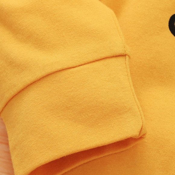 BABY GIRL LETTER GRAPHIC RUFFLED TOP AND FLORAL JOGGERS SET - Picture 6 of 6